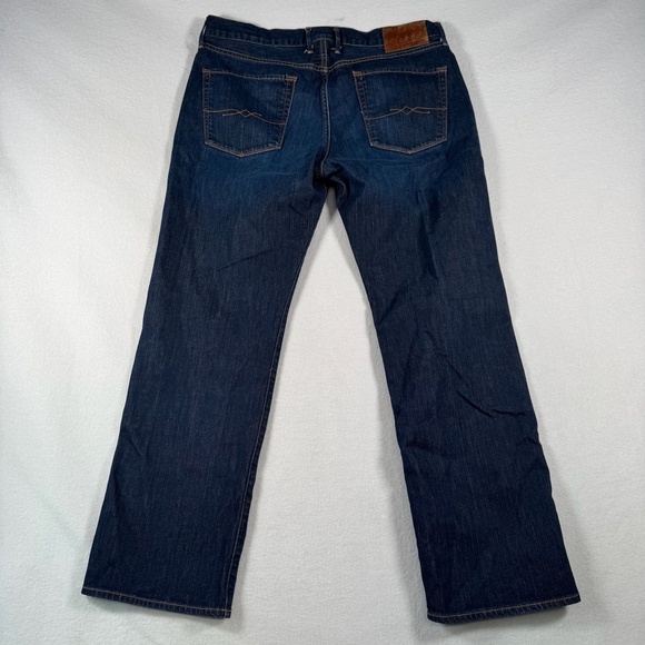 Lucky Brand Jeans Mens 34x30 Blue 363 Vintage Straight Dark Wash - Picture 2 of 15